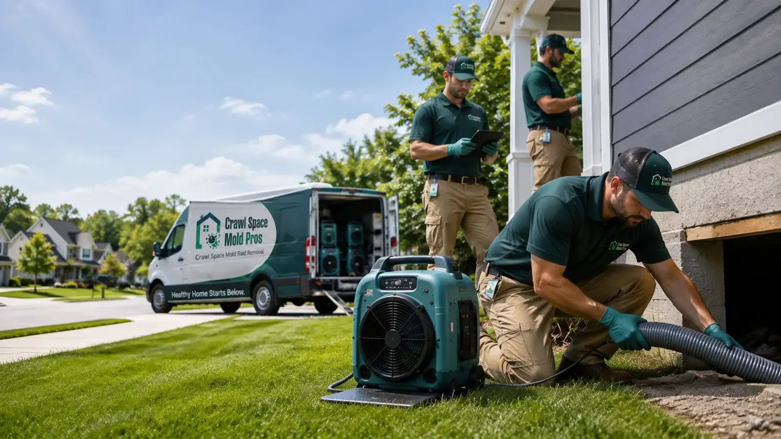 Crawl Space Mold Removal in Marseilles, IL
